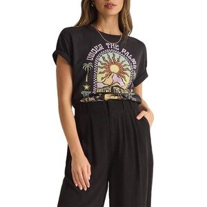 Z Supply Under The Palms Boyfriend Fit Women's Tee